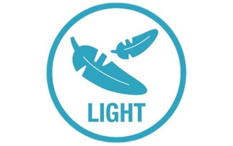 Light weight icon