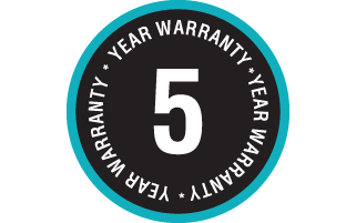 GARDENA 5 Year Warranty
